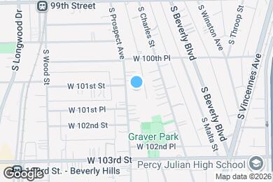 Map image of the property - 10109 S Prospect Ave
