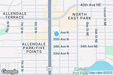 Map image of the property - 321 35th Ave N