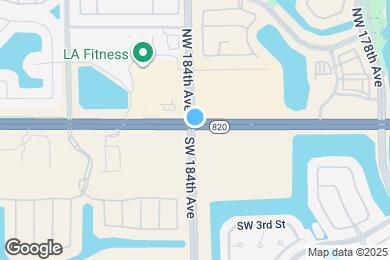 Map image of the property - 105 SW 184th Pl