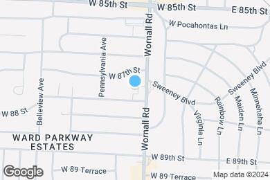 Map image of the property - Wornall Place Apartments & Townhomes