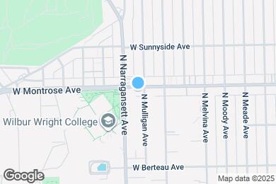 Map image of the property - 6345 W Montrose Ave