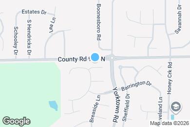 Map image of the property - 1226 Burr Oak Ct