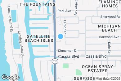Map image of the property - 1341 South Patrick Dr