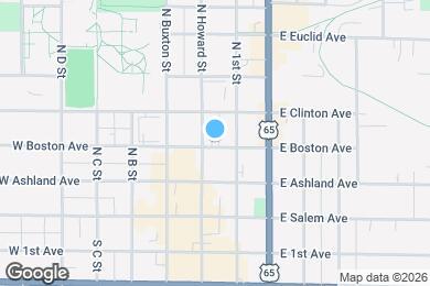 Map image of the property - 104 E Boston Ave