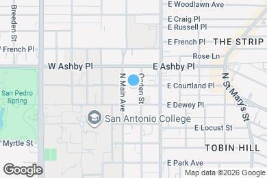 Map image of the property - 112 E Courtland Pl