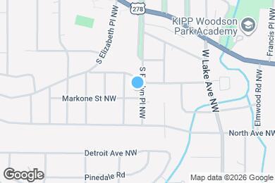 Map image of the property - 542 S Evelyn Pl NW