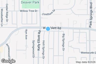 Map image of the property - 6000 Cool Springs Dr