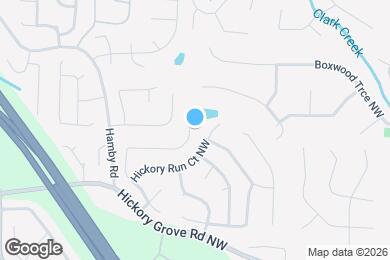 Map image of the property - 1858 Hickory Creek Ct NW