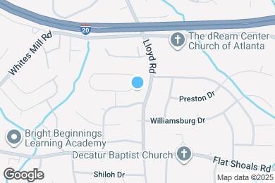 Map image of the property - 2357 Deep Shoals Cir