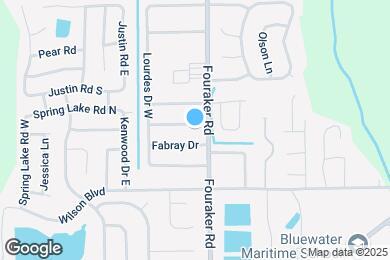 Map image of the property - 8020 Pierre Dr