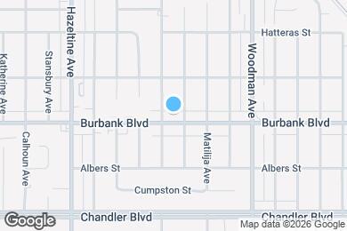 Map image of the property - 13847 Burbank Blvd