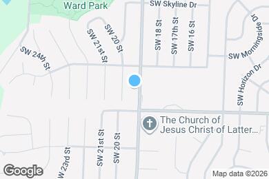 Map image of the property - 1309 SW 19th St