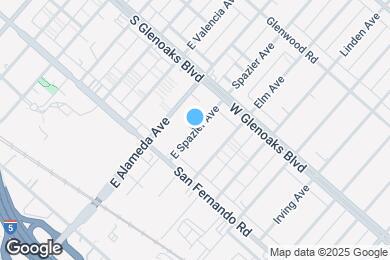 Map image of the property - 1037 E Spazier Ave