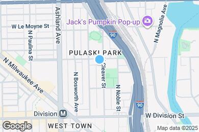 Map image of the property - 1348 N Cleaver St