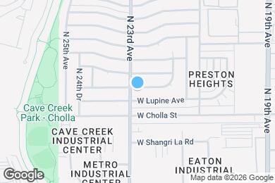 Map image of the property - 2247 W Cortez St