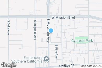 Map image of the property - 905 S Mountain Ave