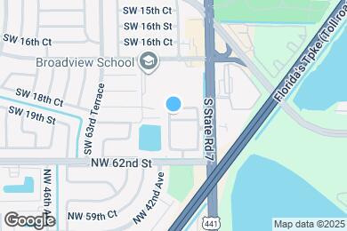 Map image of the property - 6063 SW 19th Ct