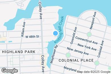 Map image of the property - 765 W 48th St
