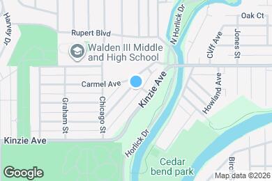 Map image of the property - 2105 Clarence Ave