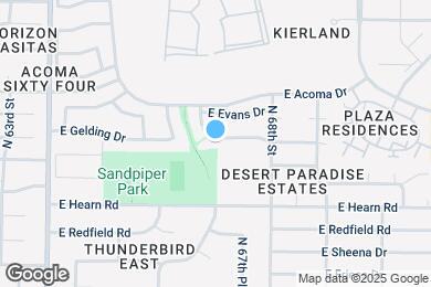 Map image of the property - 6739 E Gelding Dr