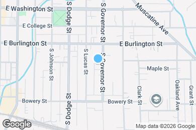 Map image of the property - 401 S Governor St