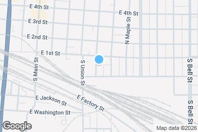 Map image of the property - 92 S Clarkson St