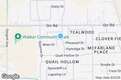 Map image of the property - 328 Grouse Dr