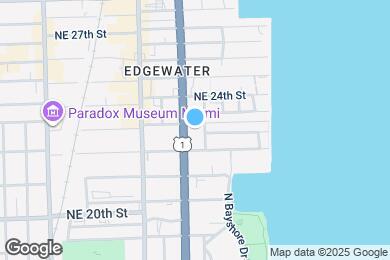 Map image of the property - 2275 Biscayne Blvd Blvd