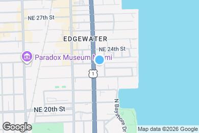 Map image of the property - 2275 Biscayne Blvd