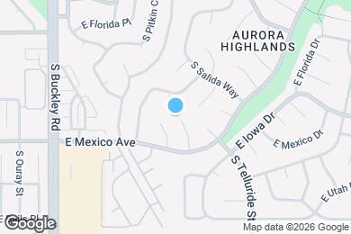 Map image of the property - 1621 S Rifle St