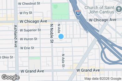 Map image of the property - 1339 W Huron St