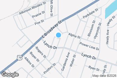 Map image of the property - 611 Gordon St