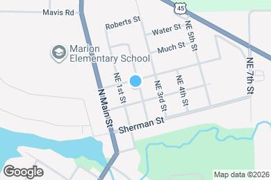 Map image of the property - 711 NE 2nd St