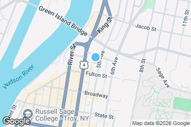 Map image of the property - 1915 5th Ave