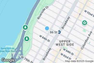Map image of the property - 525 W End Ave