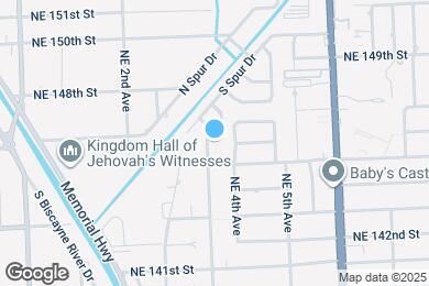 Map image of the property - 14605 NE 3rd Ct