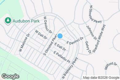 Map image of the property - 1036 E Davinci Dr