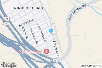 Map image of the property - 2321 Spruill Ave