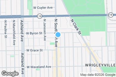 Map image of the property - 3841 N Southport Ave