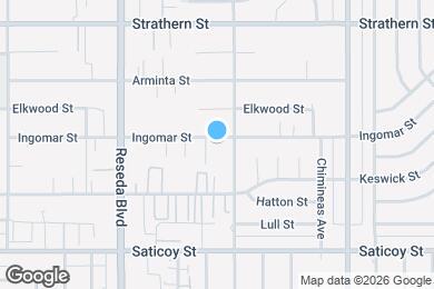 Map image of the property - 18320 Ingomar St