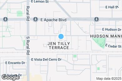 Map image of the property - 1417 S Rita Ln