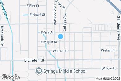 Map image of the property - 1415 E Maple St