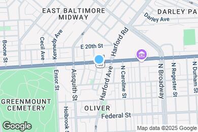 Map image of the property - 1305 E North Ave