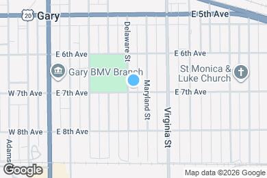 Map image of the property - 673 Delaware St