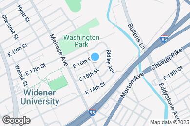Map image of the property - 1509 Washington Ave