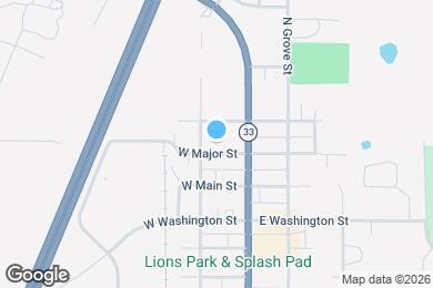 Map image of the property - 106 W Major St
