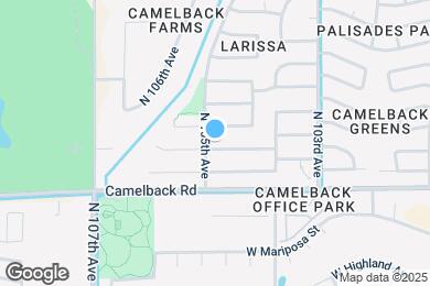 Map image of the property - 10464 W Reade Ave