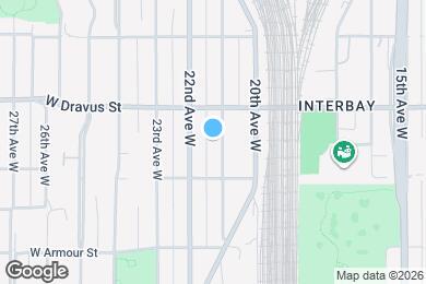 Map image of the property - 3031 21st Ave W