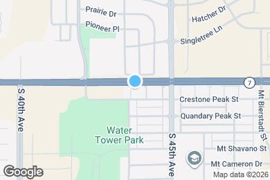 Map image of the property - 4315 Crestone Peak St