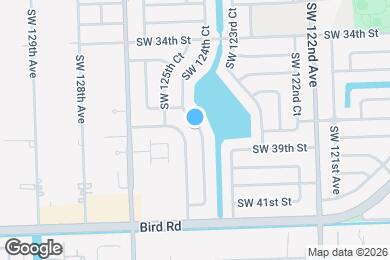 Map image of the property - 3740 SW 124th Ct